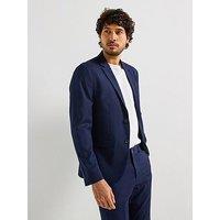Selected Homme Slim Fit Cedric Structured Blazer - Navy