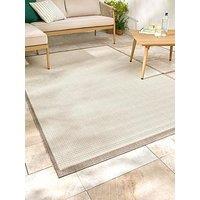 The Very Collection Element Border Indoor/Outdoor Rug - Natural