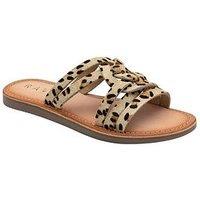 Ravel Harts Flat Sandals - Leopard