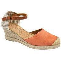 Ravel Rhea Heeled Shoes - Coral Suede
