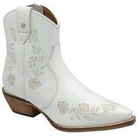 Ravel Hayton Ankle Boots - White