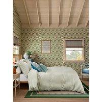 Joules Ticking Stripe 100% Cotton Duvet Cover Set