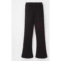 V By Very Girls Rib Flare Leggings - Black
