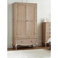 Julian Bowen Camille Combination Wardrobe - Contains Solid Oak