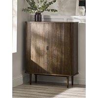 Julian Bowen Arya Wine Cabinet - Dark Oak