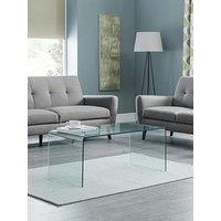 Julian Bowen Amalfi Ready Assembled Bent Glass Coffee Table