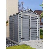Canopia By Palram Skylight Shed 6X5 Dark Grey