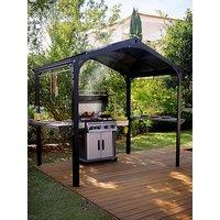 Canopia By Palram Bbq Gazebo Garden Austin 2400- Black