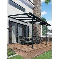 Canopia By Palram Sierra Patio Cover 3X3.05 Grey Clear