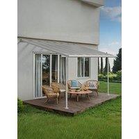 Canopia By Palram Sierra Patio Cover 3X4.25 White Clear
