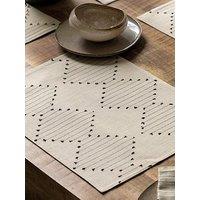 Gallery Direct Boheme Diamond Weave Placemats &Ndash; Set Of 4