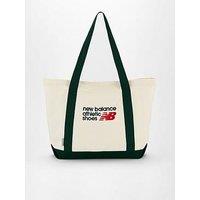 New Balance Unisex Classic Canvas Tote - Cream/Green