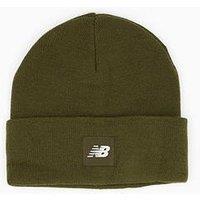 New Balance Unisex Flying Nb Knit Cuffed Beanie - Brown