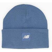 New Balance Unisex Flying Nb Knit Cuffed Beanie - Blue