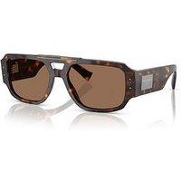 Dolce & Gabbana 0Dg4482 Pilot Sunglasses - Brown