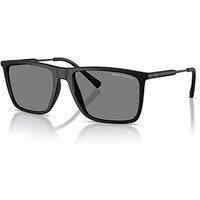 Armani Exchange 0Ax4160S Square Sunglasses- Black
