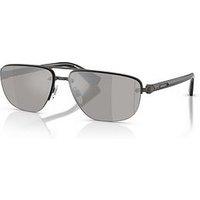Burberry 0Be3164 Aviator Sunglasses- Black