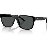 Emporio Armani 0Ea4243 Square Sunglasses- Black