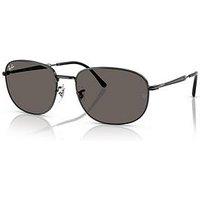 Ray-Ban Ray Ban 0Rb3754 Round Sunglasses- Black