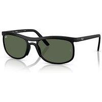Ray-Ban Ray Ban 0Rb4452 Square Sunglasses- Black