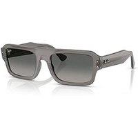 Ray-Ban Ray Ban 0Rb4454 Square Sunglasses- Grey