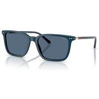 Polo Ralph Lauren 0Ph4226 Square Sunglasses- Blue