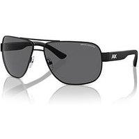 Armani Exchange 0Ax2012S Navigator Sunglasses- Black