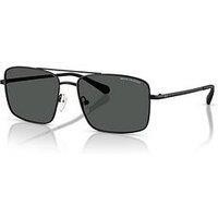 Armani Exchange 0Ax2054S Navigator Sunglasses- Black