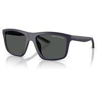 Armani Exchange 0Ax4149Su Square Sunglasses- Black