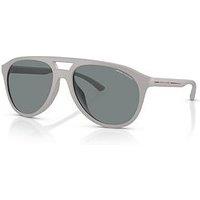 Armani Exchange 0Ax4156Su Square Sunglasses- Grey