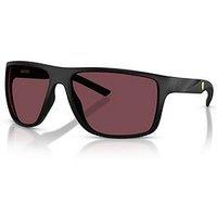 Scuderia Ferrari Ferrari Scuderia 0Fz6015U Rectangle Sunglasses- Black