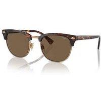 Polo Ralph Lauren 0Ph4217 Clubmaster Square Sunglasses- Brown