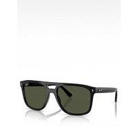 Ray-Ban Ray Ban 0Rb2215 Round Sunglasses- Black