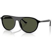 Ray-Ban Ray Ban 0Rb2215 Round Sunglasses- Brown