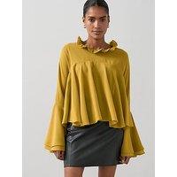 The Very Collection Cape Blouse - Yellow