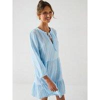 Vero Moda Nanna 3/4 Woven Dress - Blue