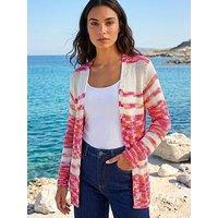 Roman Colour Block Spacedy Knit Cardigan