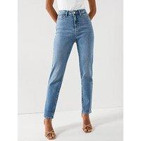V By Very Issie Slim Leg Jeans - Mid Wash