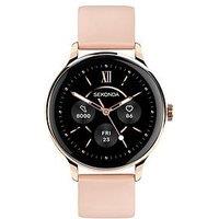 Sekonda Womens Flex Plus Pink Silicone Bracelet With Amoled Dial Smartwatch