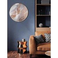 Gallery Direct Thomas Kent Oyster Bronze Wall Clock