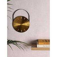 Interval Hanging Wall Clock - Gold