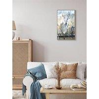 Gallery Direct Silver Birch Blues Framed Canvas Wall Art
