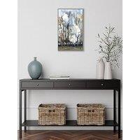 Gallery Direct Silversong Birch Framed Canvas Wall Art