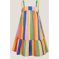 Monsoon Girls Stripe Dress - Multi