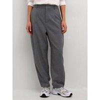 Kaffe Merle 7/8 Length Trousers - Grey