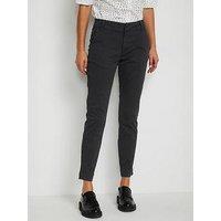 Kaffe Mette Cropped Trousers - Black