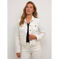 Kaffe Zelina Denim Jacket - Chalk