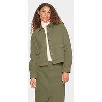 Saint Tropez Ilu Denim Jacket - Green
