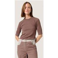 Soaked In Luxury Spina Pullover - Brown