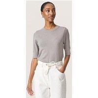 Soaked In Luxury Spina Pullover - Grey